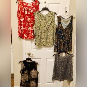 5-pc XL Asst. Summer Tank Tops